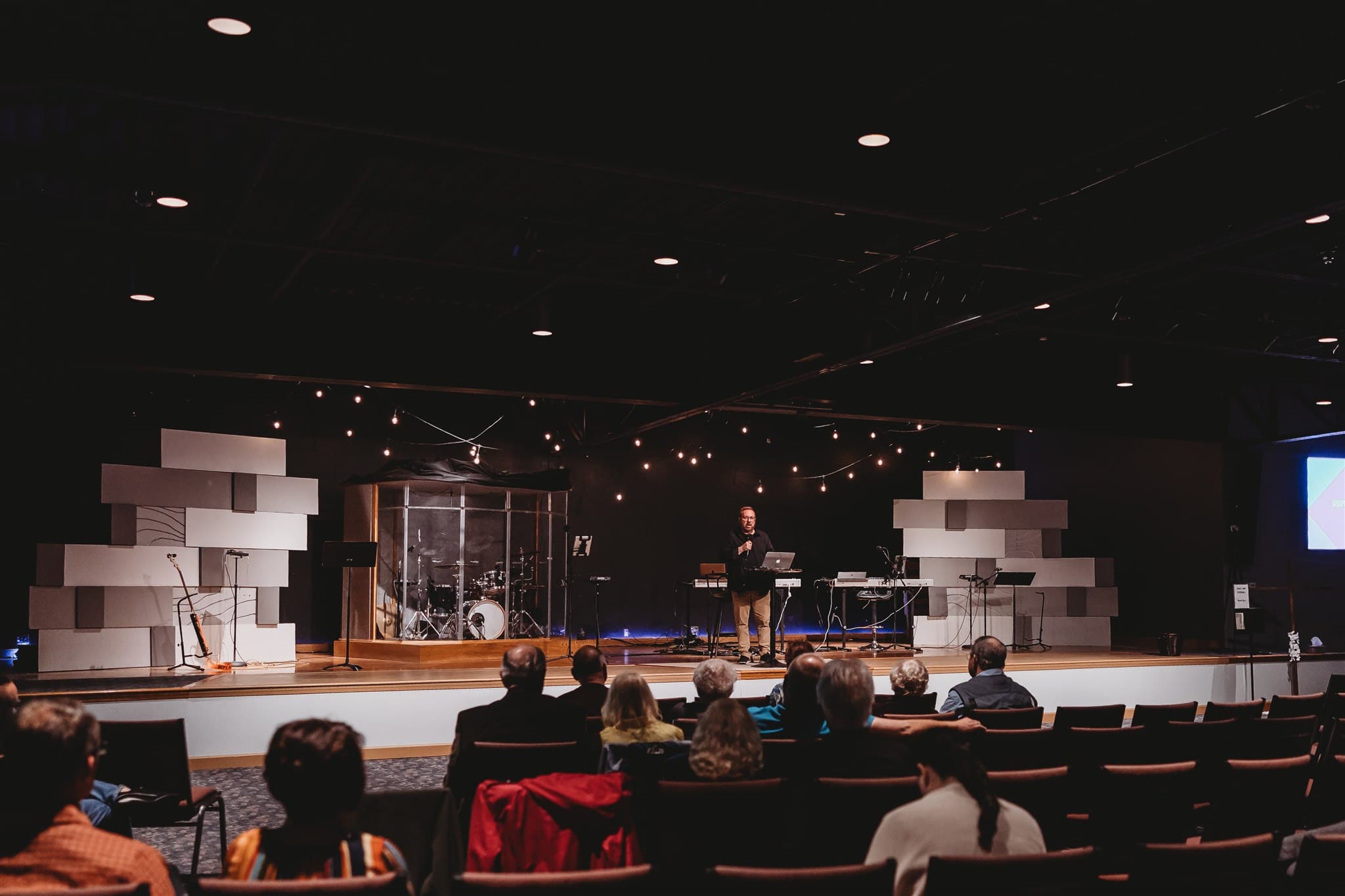 The sanctuary on Sunday morning