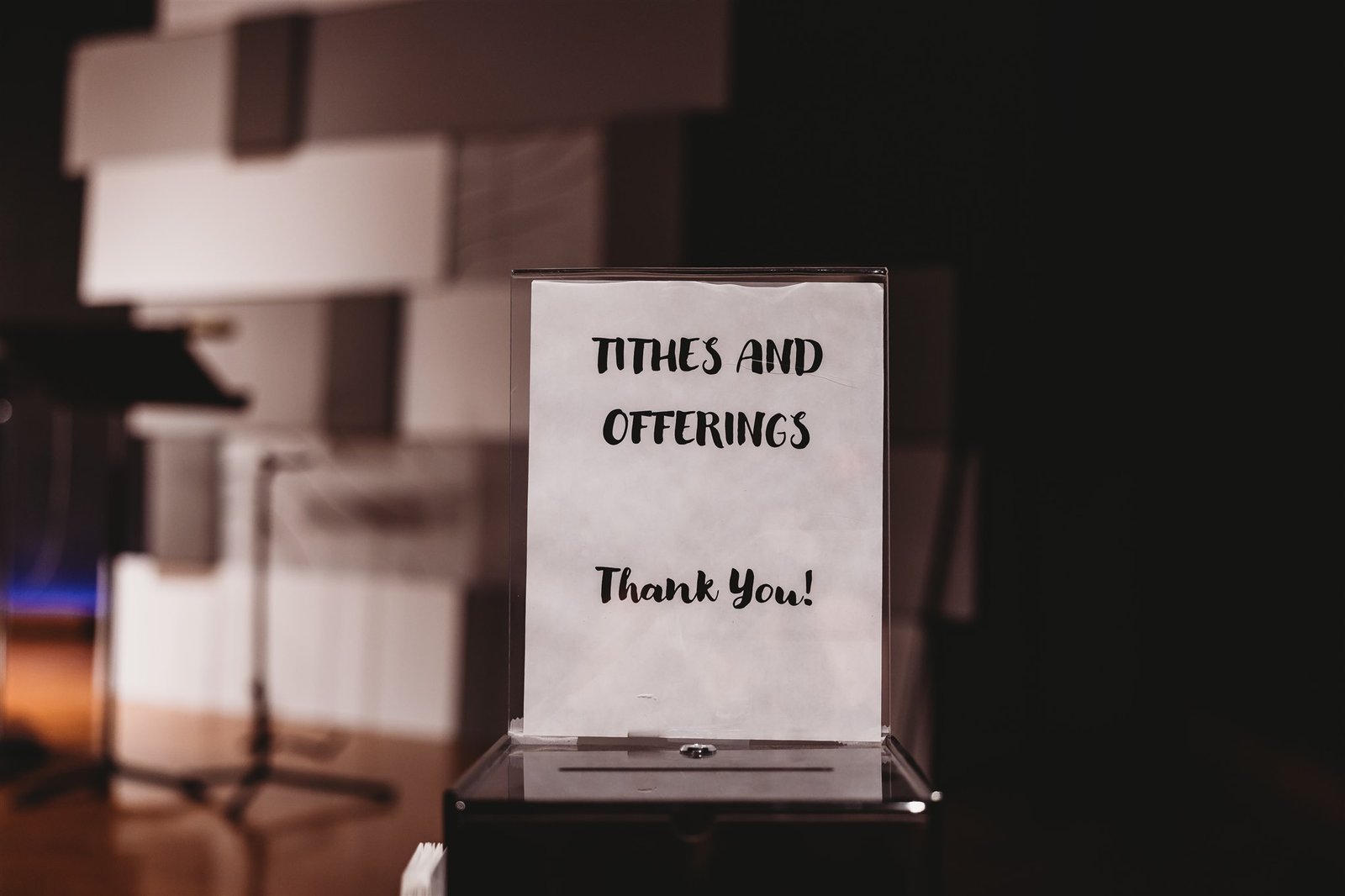 A photo of a giving kiosk